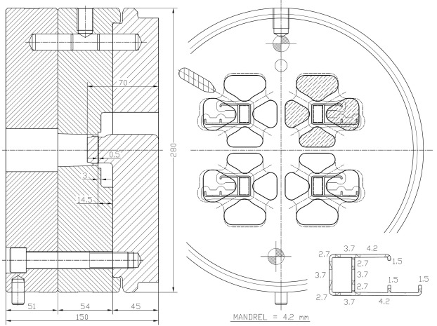 طراحی قالب اکستروزن
